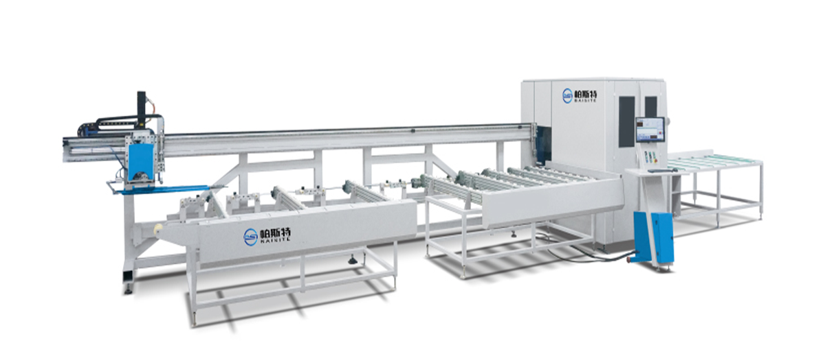 Aluminum plastic profile sawing and processing center LJMC02